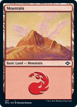 Image for Mountain (487) (Foil Etched) (487) (Modern Horizons 2) (MH2) - Magic: The Gathering