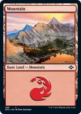 Image for Mountain (488) (Foil Etched) (488) (Modern Horizons 2) (MH2) - Magic: The Gathering