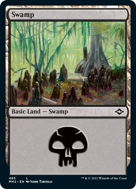 Image for Swamp (485) (Foil Etched) (485) (Modern Horizons 2) (MH2) - Magic: The Gathering