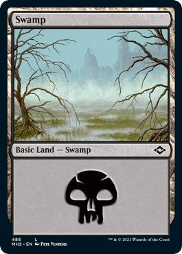 Image for Swamp (486) (Foil Etched) (486) (Modern Horizons 2) (MH2) - Magic: The Gathering