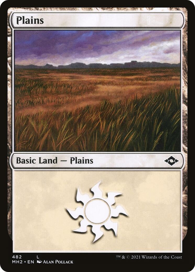 Image for Plains (482) (482) (Modern Horizons 2) (MH2) - Magic: The Gathering