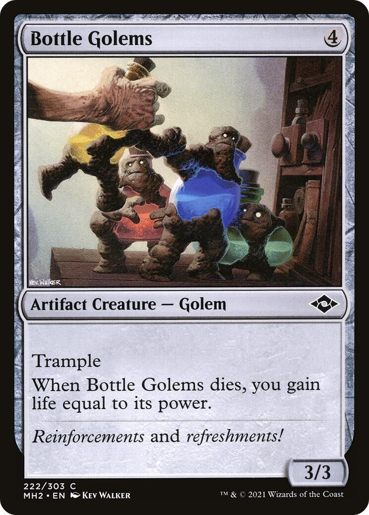 Image for Bottle Golems (222) (Modern Horizons 2) (MH2) - Magic: The Gathering