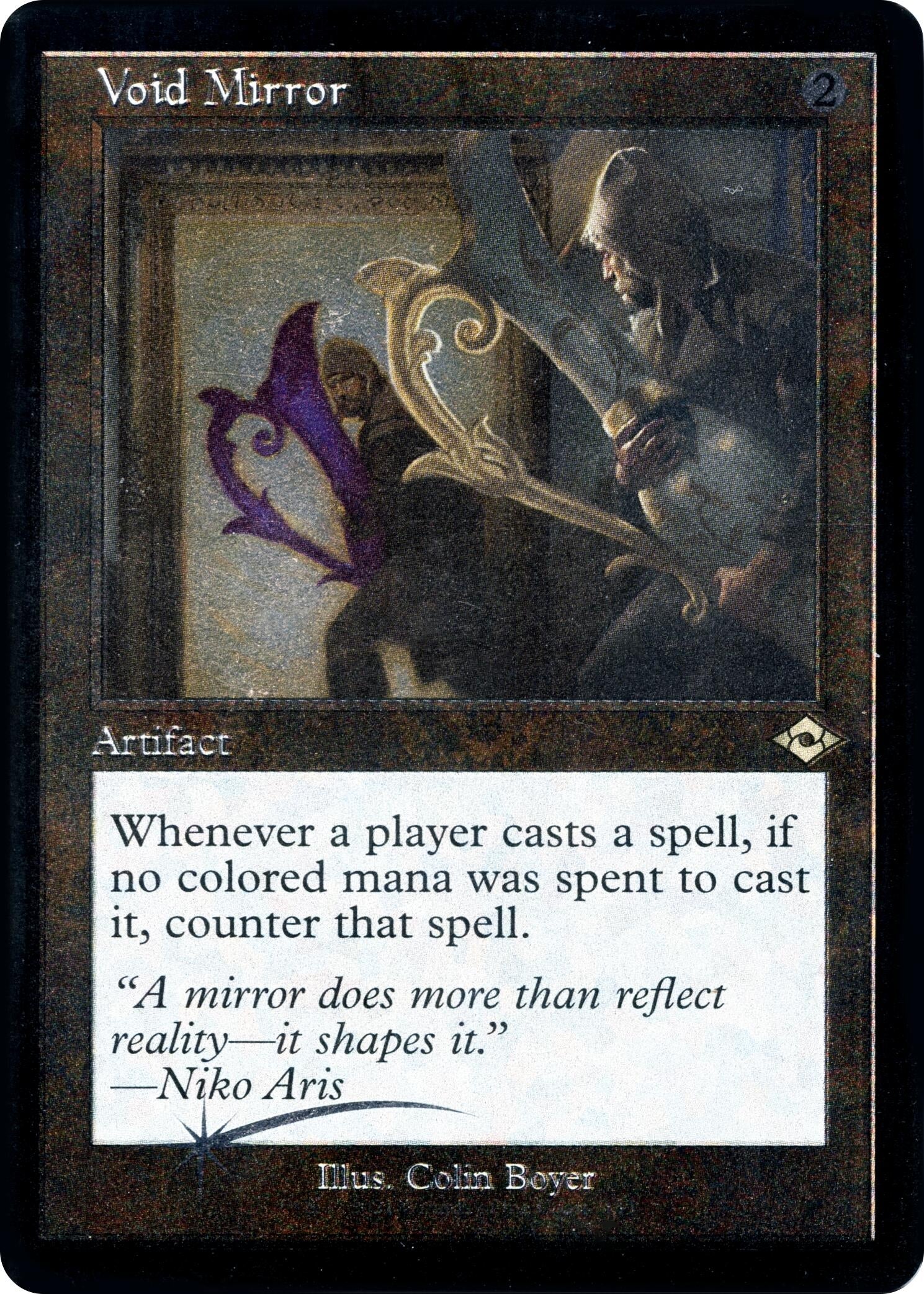 Image for Void Mirror (Retro Frame) (Foil Etched) (435) (Modern Horizons 2) (MH2) - Magic: The Gathering