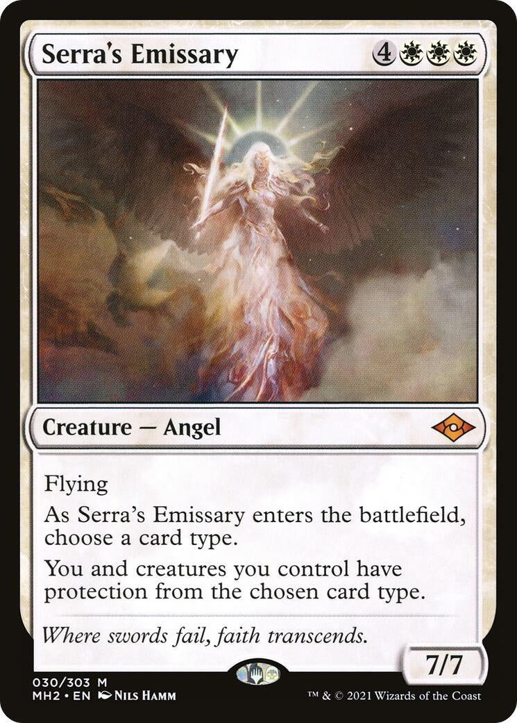 Image for Serra's Emissary (30) (Modern Horizons 2) (MH2) - Magic: The Gathering