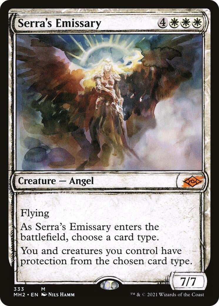 Image for Serra's Emissary (Showcase) (333) (Modern Horizons 2) (MH2) - Magic: The Gathering