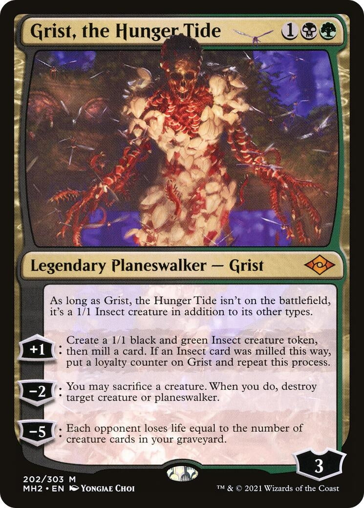 Image for Grist, the Hunger Tide (202) (Modern Horizons 2) (MH2) - Magic: The Gathering
