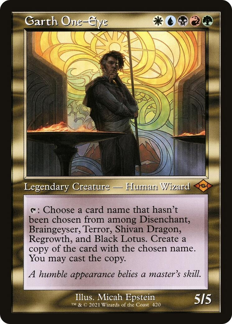Image for Garth One-Eye (Retro Frame) (420) (Modern Horizons 2) (MH2) - Magic: The Gathering