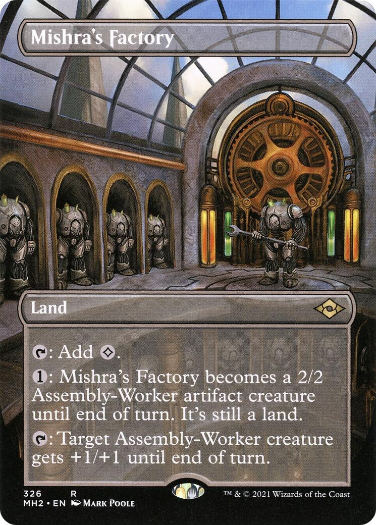 Image for Mishra's Factory (Borderless) (326) (Modern Horizons 2) (MH2) - Magic: The Gathering