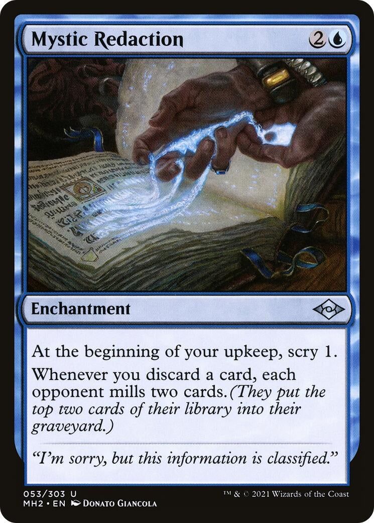 Image for Mystic Redaction (53) (Modern Horizons 2) (MH2) - Magic: The Gathering