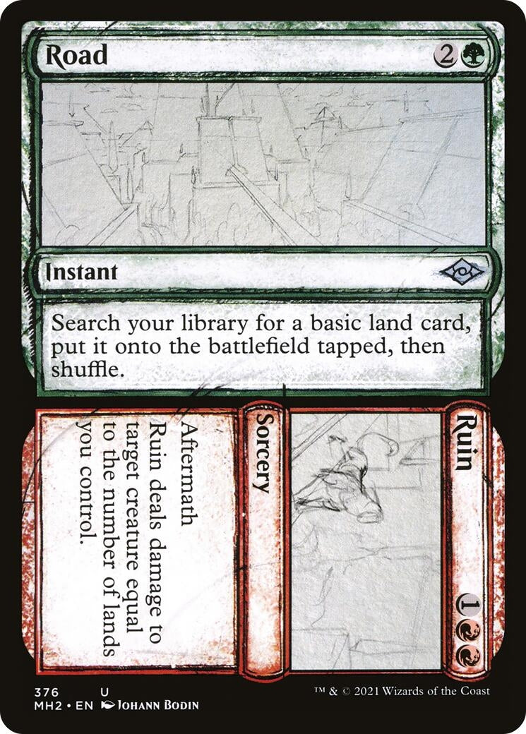 Image for Road // Ruin (Showcase) (376) (Modern Horizons 2) (MH2) - Magic: The Gathering