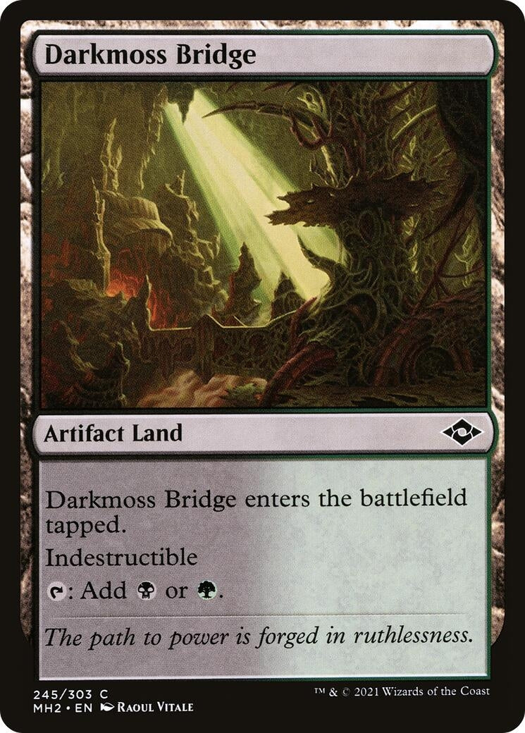 Image for Darkmoss Bridge (245) (Modern Horizons 2) (MH2) - Magic: The Gathering