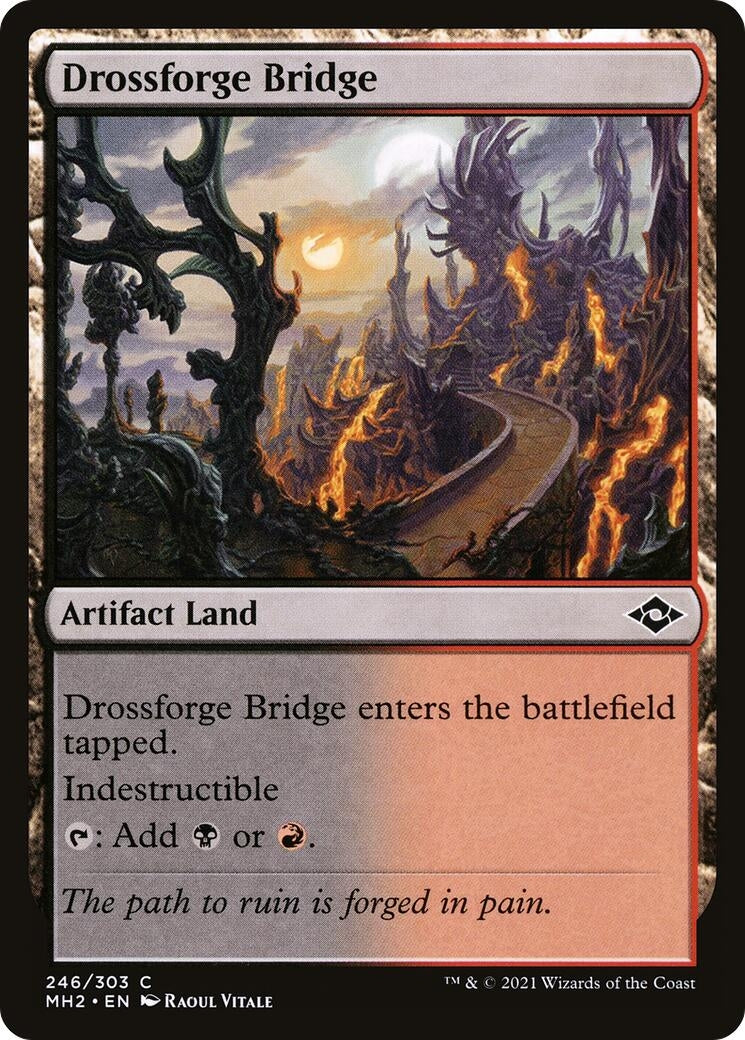 Image for Drossforge Bridge (246) (Modern Horizons 2) (MH2) - Magic: The Gathering