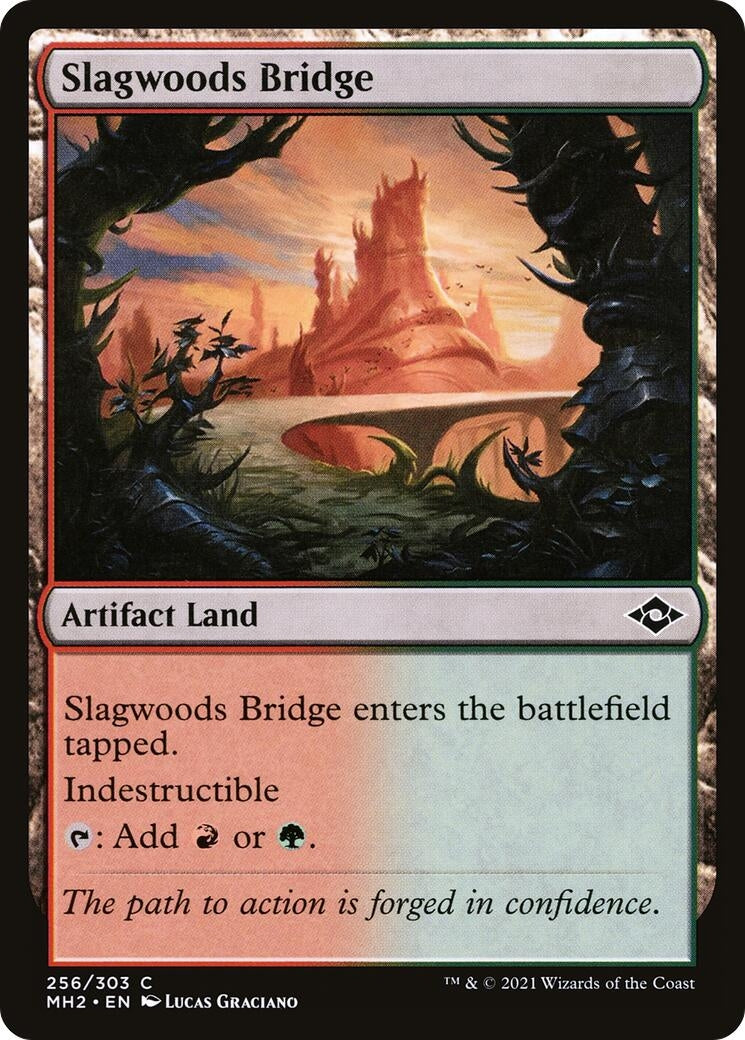 Image for Slagwoods Bridge (256) (Modern Horizons 2) (MH2) - Magic: The Gathering