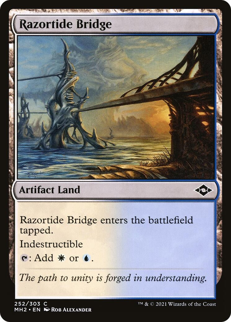 Image for Razortide Bridge (252) (Modern Horizons 2) (MH2) - Magic: The Gathering