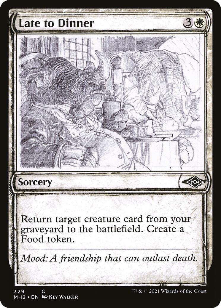 Image for Late to Dinner (Showcase) (329) (Modern Horizons 2) (MH2) - Magic: The Gathering
