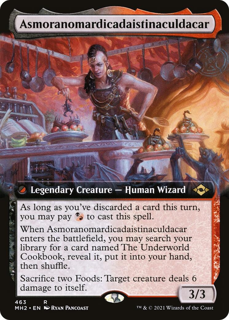 Image for Asmoranomardicadaistinaculdacar (Extended Art) (463) (Modern Horizons 2) (MH2) - Magic: The Gathering