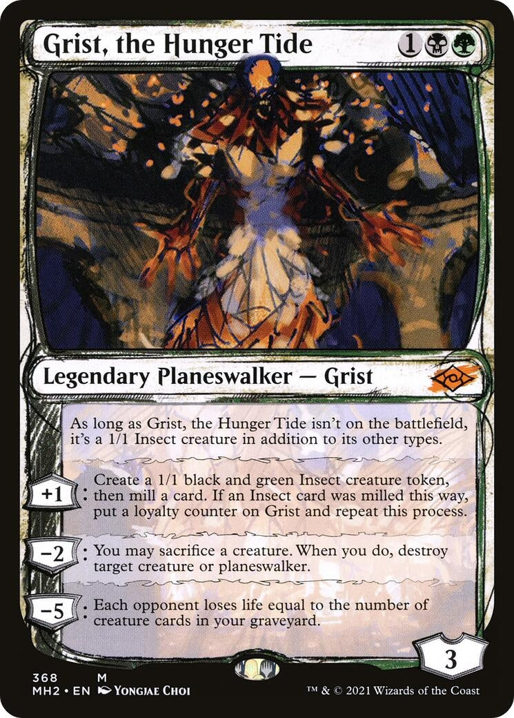 Image for Grist, the Hunger Tide (Showcase) (368) (Modern Horizons 2) (MH2) - Magic: The Gathering