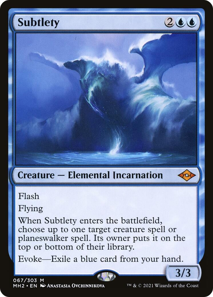 Image for Subtlety (67) (Modern Horizons 2) (MH2) - Magic: The Gathering