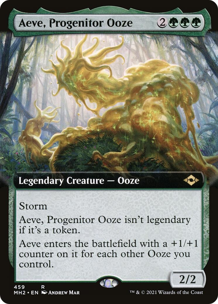 Image for Aeve, Progenitor Ooze (Extended Art) (459) (Modern Horizons 2) (MH2) - Magic: The Gathering
