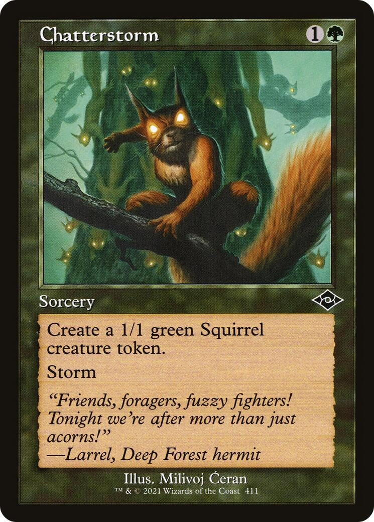 Image for Chatterstorm (Retro Frame) (411) (Modern Horizons 2) (MH2) - Magic: The Gathering