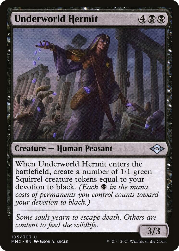Image for Underworld Hermit (105) (Modern Horizons 2) (MH2) - Magic: The Gathering
