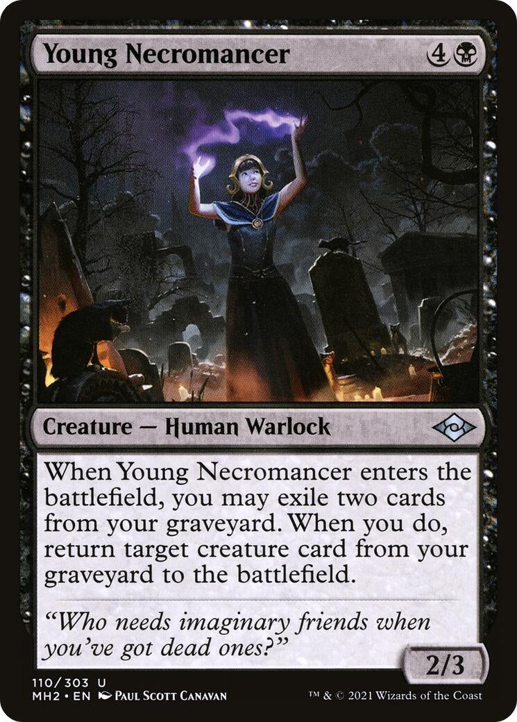 Image for Young Necromancer (110) (Modern Horizons 2) (MH2) - Magic: The Gathering