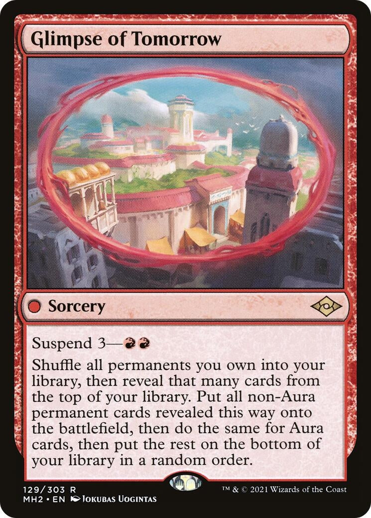 Image for Glimpse of Tomorrow (129) (Modern Horizons 2) (MH2) - Magic: The Gathering