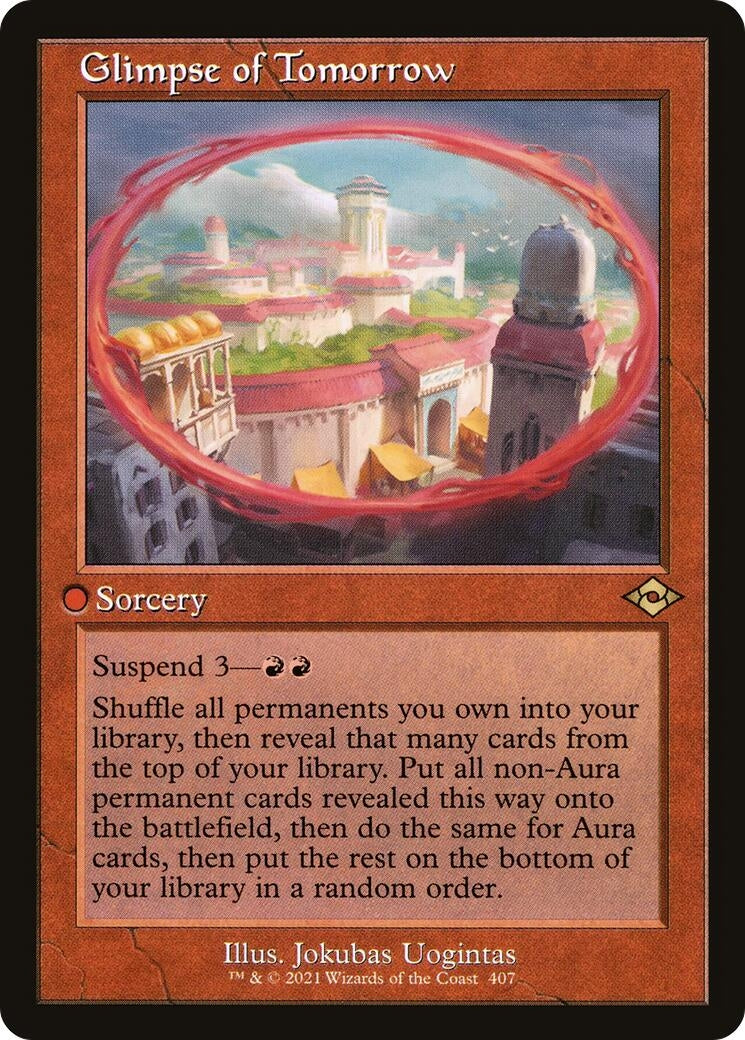 Image for Glimpse of Tomorrow (Retro Frame) (407) (Modern Horizons 2) (MH2) - Magic: The Gathering