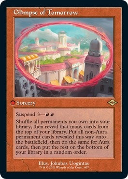 Image for Glimpse of Tomorrow (Retro Frame) (Foil Etched) (407) (Modern Horizons 2) (MH2) - Magic: The Gathering