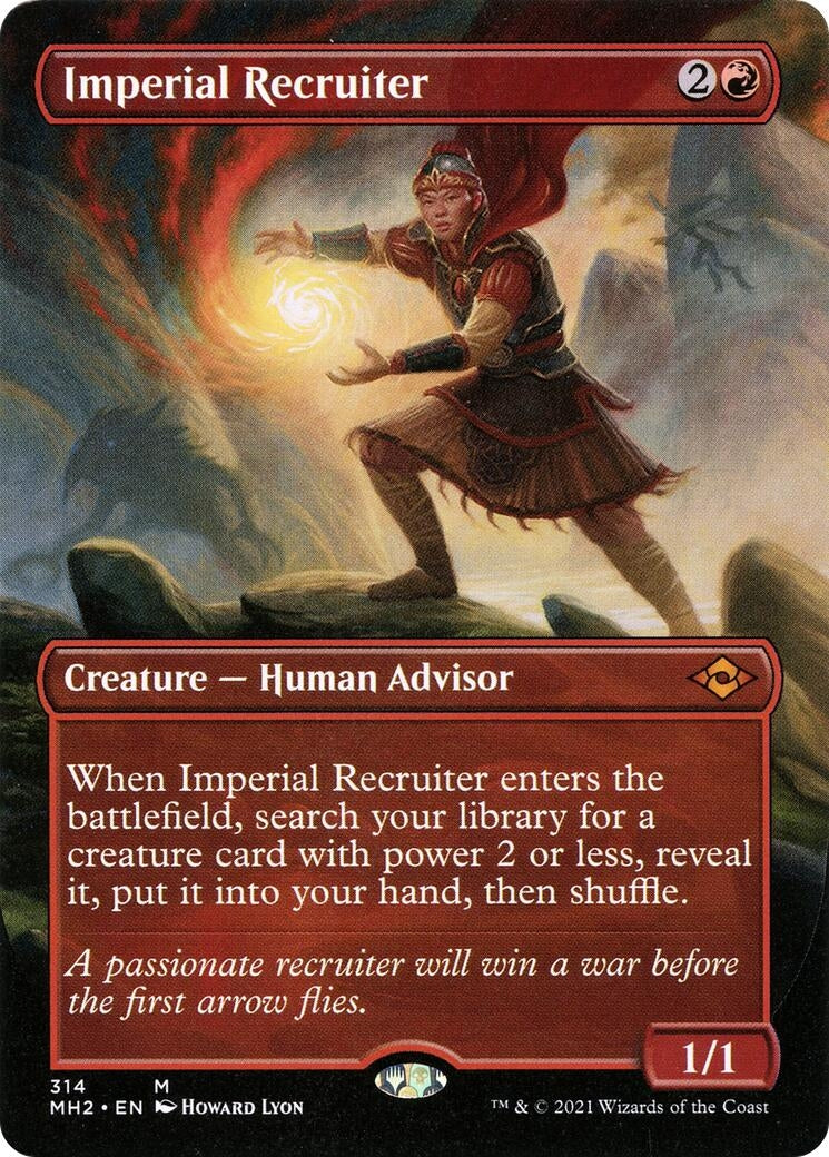Image for Imperial Recruiter (Borderless) (314) (Modern Horizons 2) (MH2) - Magic: The Gathering