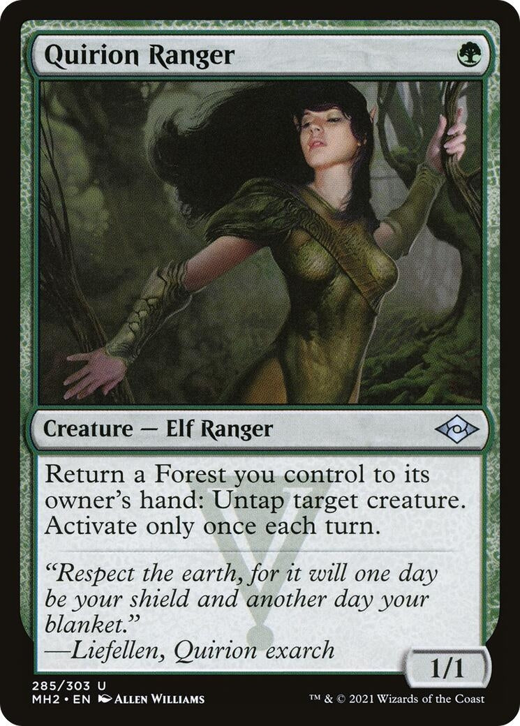 Image for Quirion Ranger (285) (Modern Horizons 2) (MH2) - Magic: The Gathering