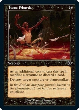 Image for Bone Shards (Retro Frame) (Foil Etched) (395) (Modern Horizons 2) (MH2) - Magic: The Gathering