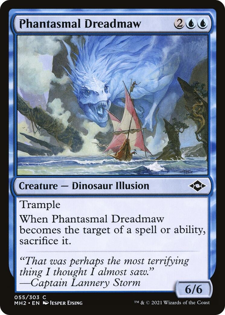 Image for Phantasmal Dreadmaw (55) (Modern Horizons 2) (MH2) - Magic: The Gathering