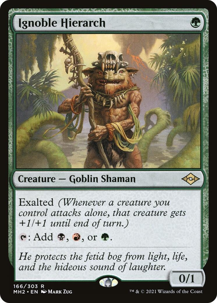Image for Ignoble Hierarch (166) (Modern Horizons 2) (MH2) - Magic: The Gathering