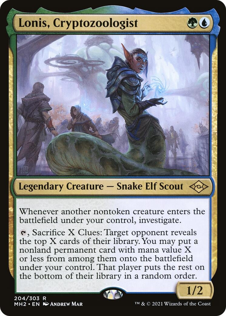 Image for Lonis, Cryptozoologist (204) (Modern Horizons 2) (MH2) - Magic: The Gathering