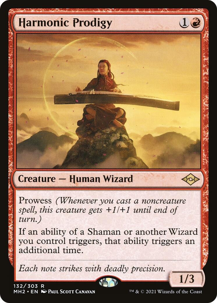 Image for Harmonic Prodigy (132) (Modern Horizons 2) (MH2) - Magic: The Gathering