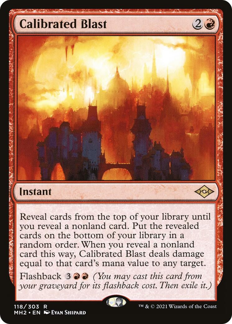Image for Calibrated Blast (118) (Modern Horizons 2) (MH2) - Magic: The Gathering