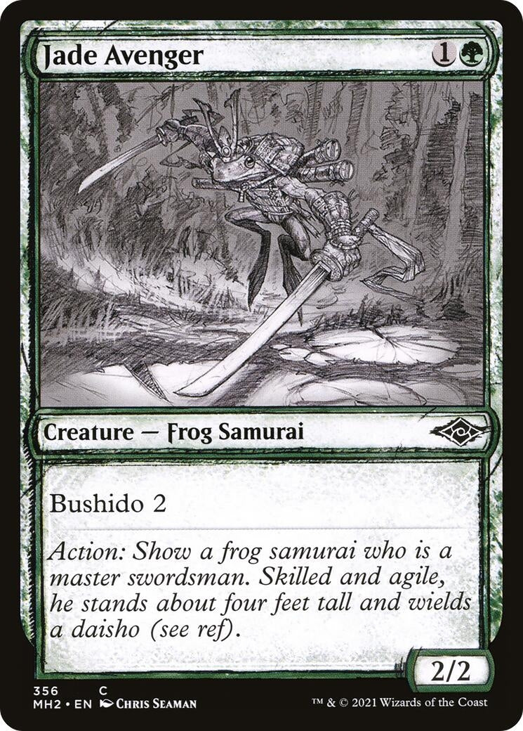 Image for Jade Avenger (Showcase) (356) (Modern Horizons 2) (MH2) - Magic: The Gathering