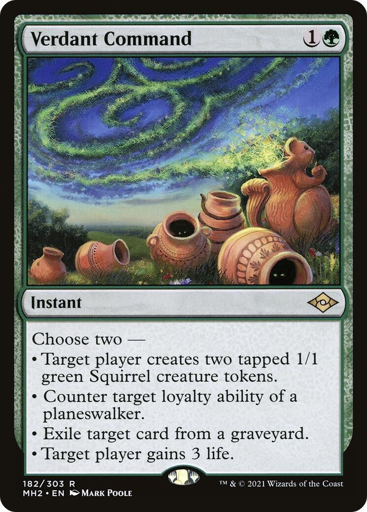 Image for Verdant Command (182) (Modern Horizons 2) (MH2) - Magic: The Gathering