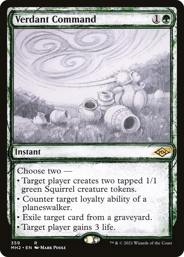 Image for Verdant Command (Showcase) (359) (Modern Horizons 2) (MH2) - Magic: The Gathering