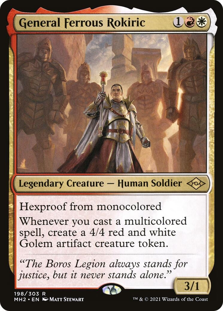 Image for General Ferrous Rokiric (198) (Modern Horizons 2) (MH2) - Magic: The Gathering