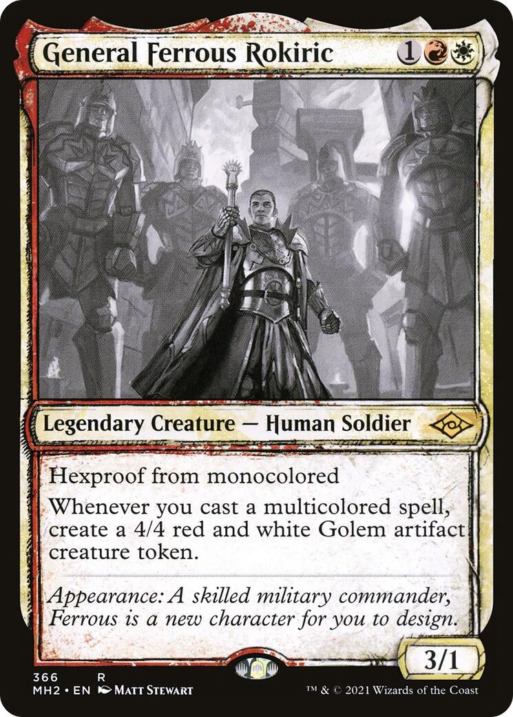 Image for General Ferrous Rokiric (Showcase) (366) (Modern Horizons 2) (MH2) - Magic: The Gathering