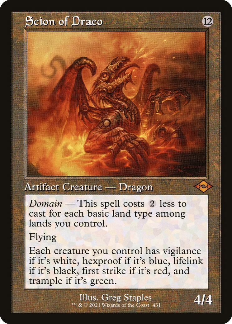 Image for Scion of Draco (Retro Frame) (431) (Modern Horizons 2) (MH2) - Magic: The Gathering