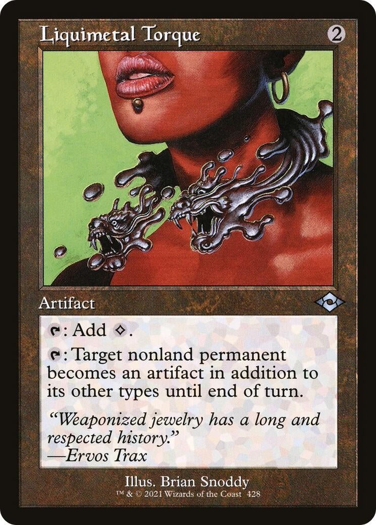 Image for Liquimetal Torque (Retro Frame) (428) (Modern Horizons 2) (MH2) - Magic: The Gathering