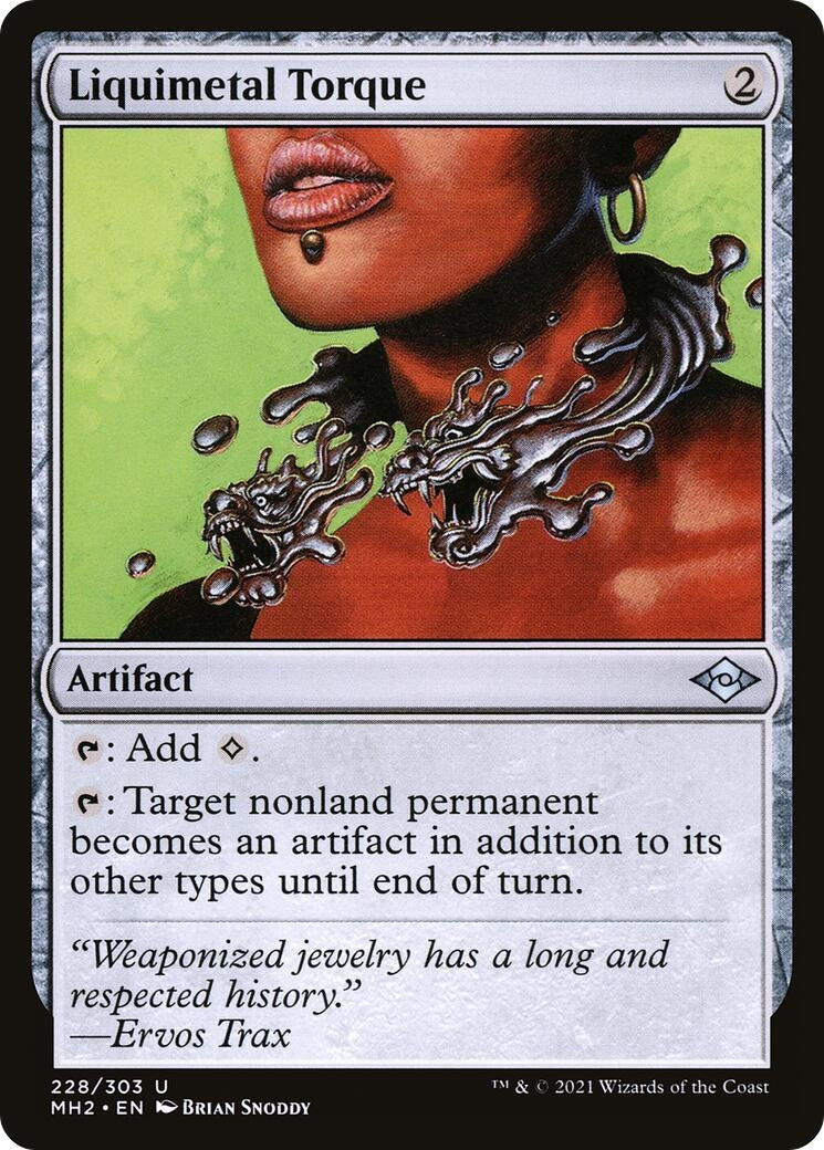 Image for Liquimetal Torque (228) (Modern Horizons 2) (MH2) - Magic: The Gathering