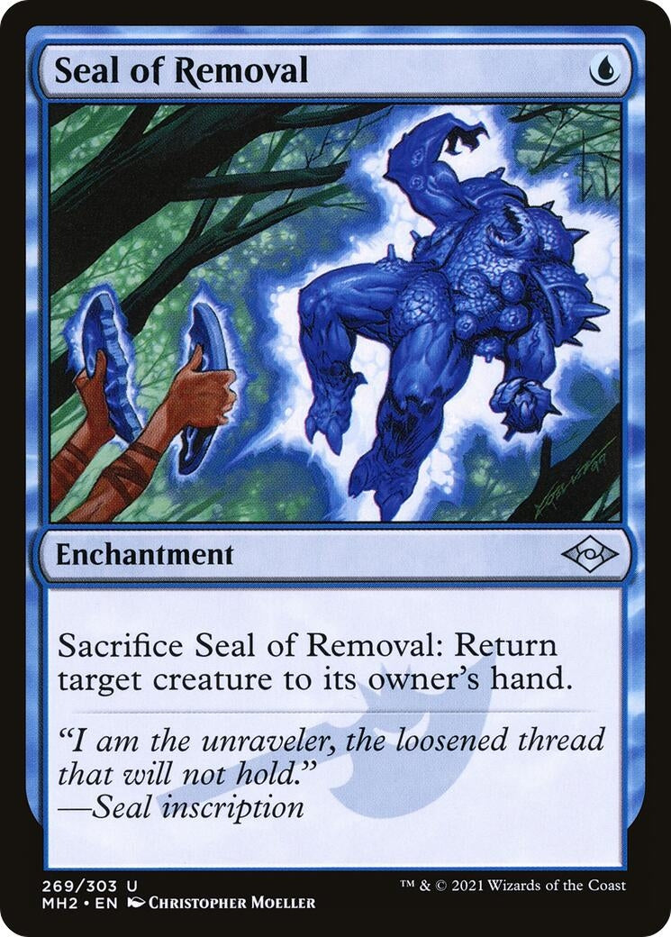 Image for Seal of Removal (269) (Modern Horizons 2) (MH2) - Magic: The Gathering
