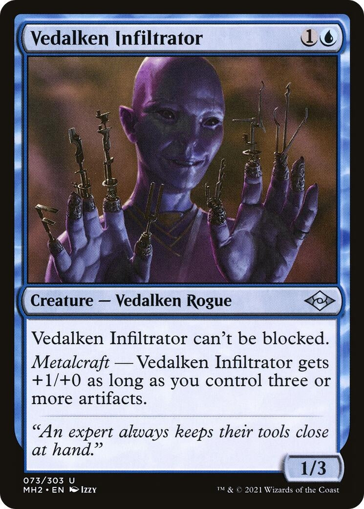Image for Vedalken Infiltrator (73) (Modern Horizons 2) (MH2) - Magic: The Gathering