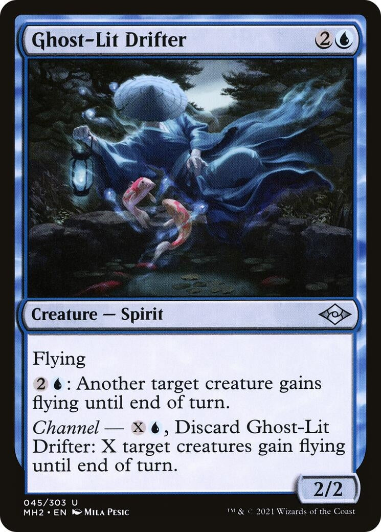 Image for Ghost-Lit Drifter (45) (Modern Horizons 2) (MH2) - Magic: The Gathering
