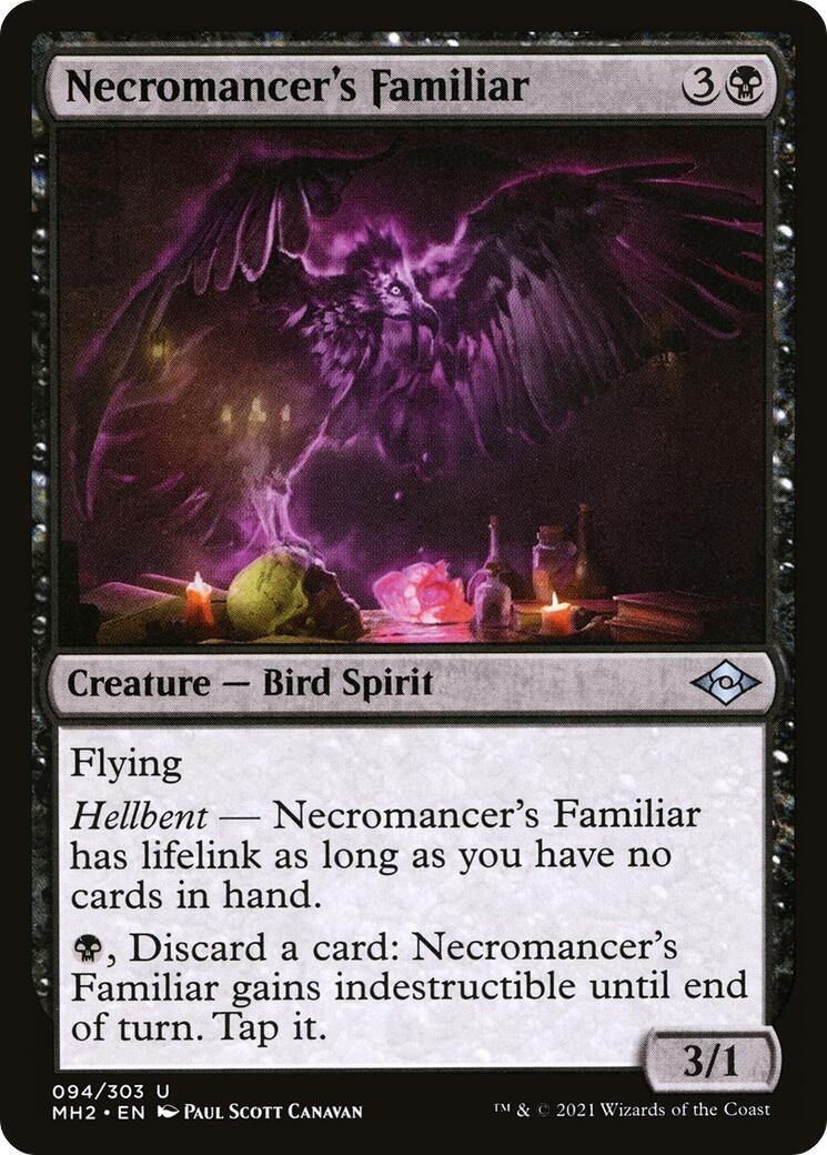 Image for Necromancer's Familiar (94) (Modern Horizons 2) (MH2) - Magic: The Gathering