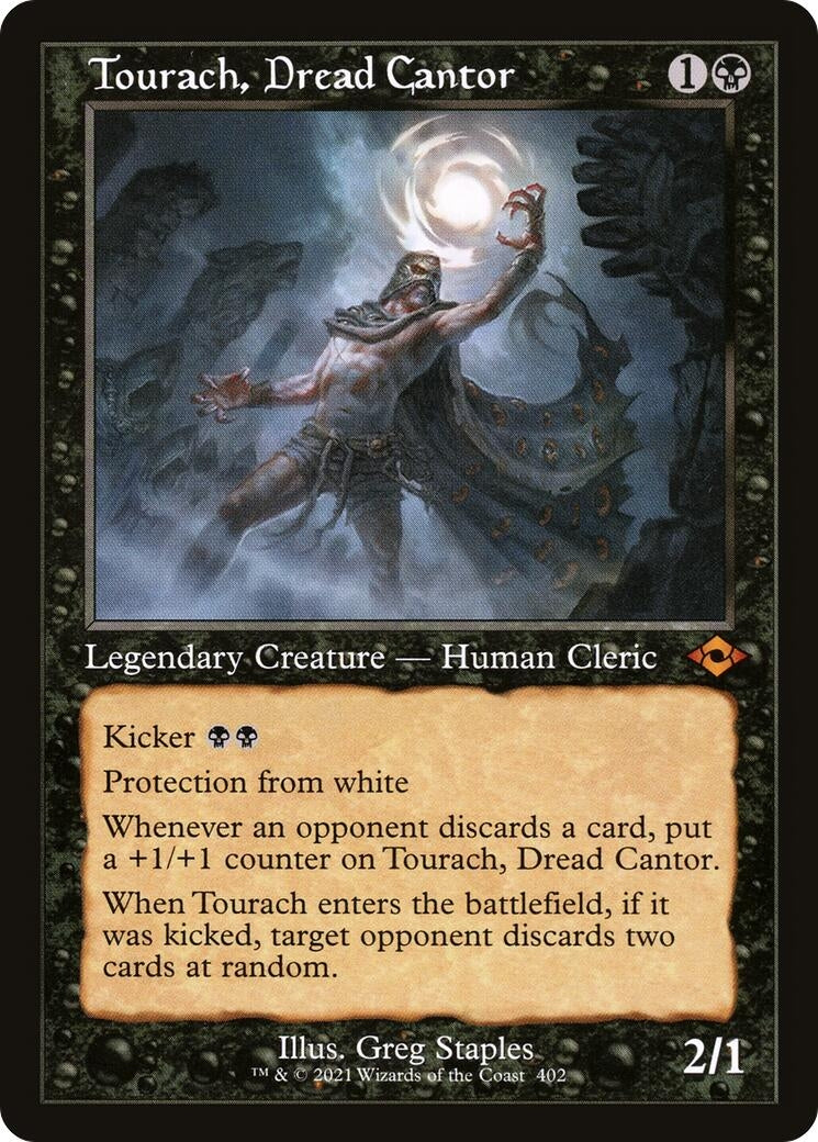 Image for Tourach, Dread Cantor (Retro Frame) (402) (Modern Horizons 2) (MH2) - Magic: The Gathering